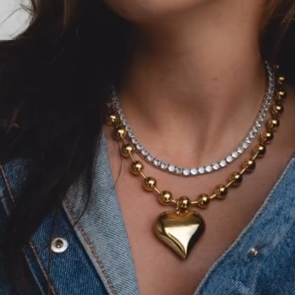 Madi Dupre x Stella & Haas The Baller Heart Chain